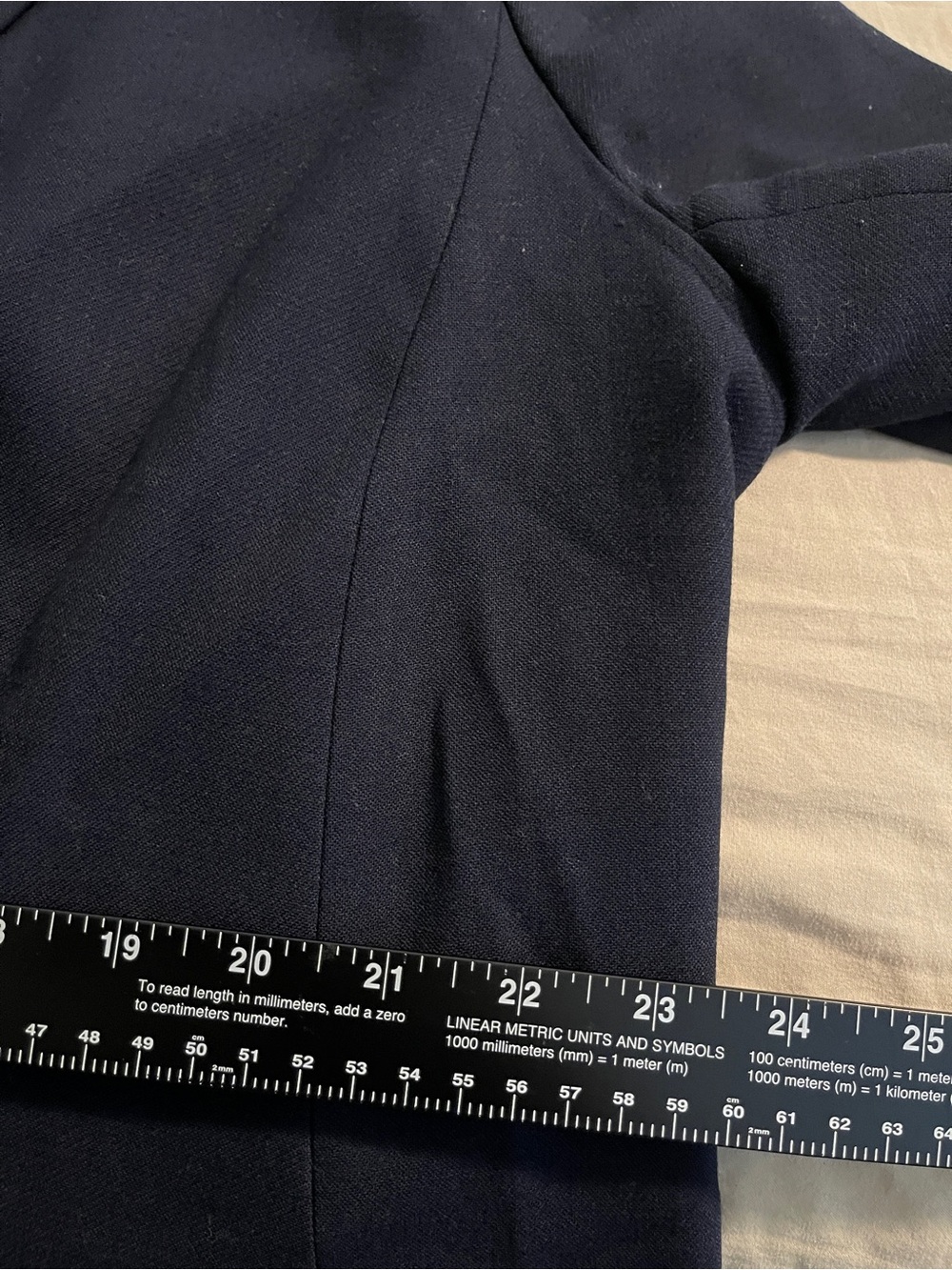 Talbots Blazer Womens 16W Navy Tailored Jacket Chic Minimalist Classic Workwear - Picture 10 of 10